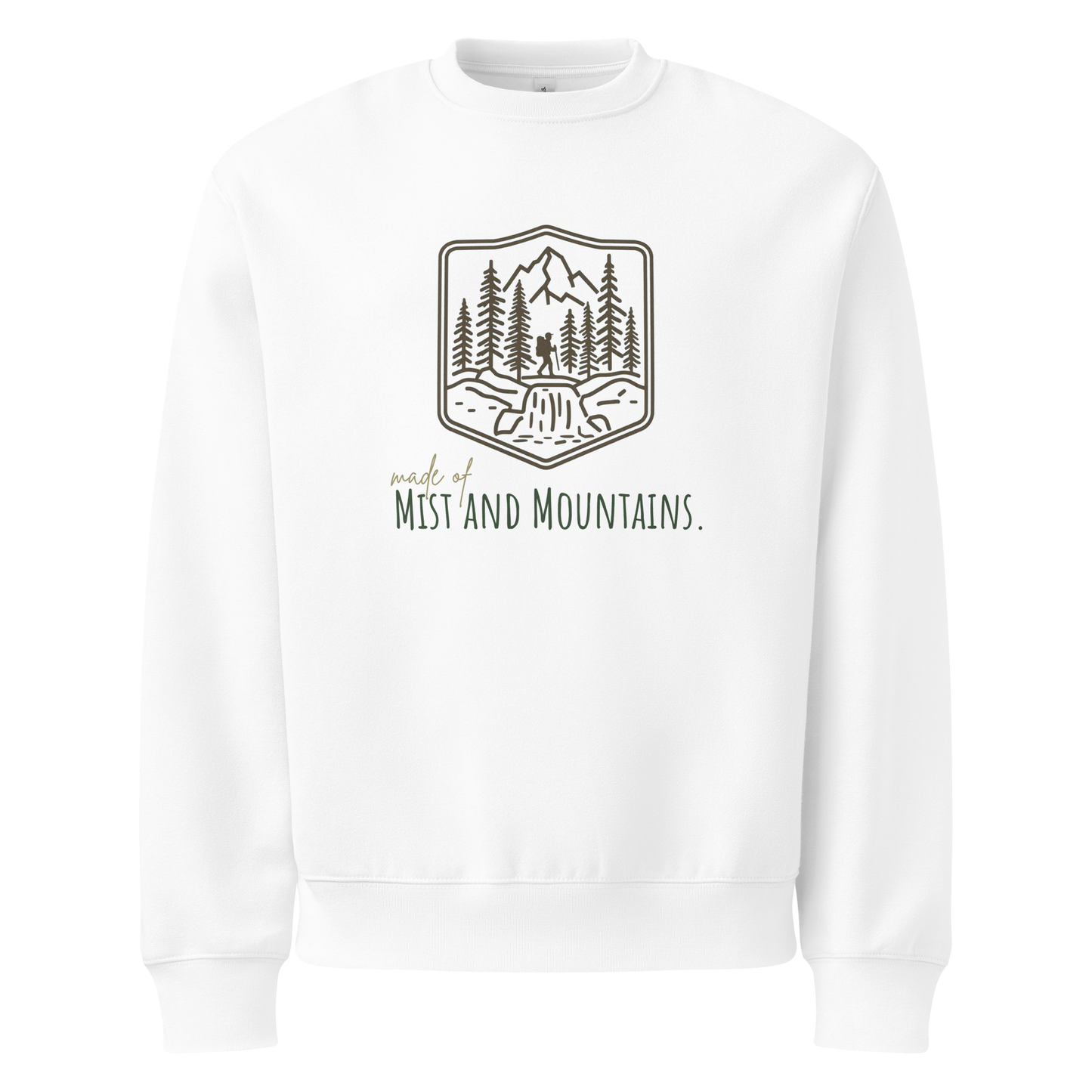 Made of Mist and Mountains Oversized Fleece Sweatshirt | PNW Apparel